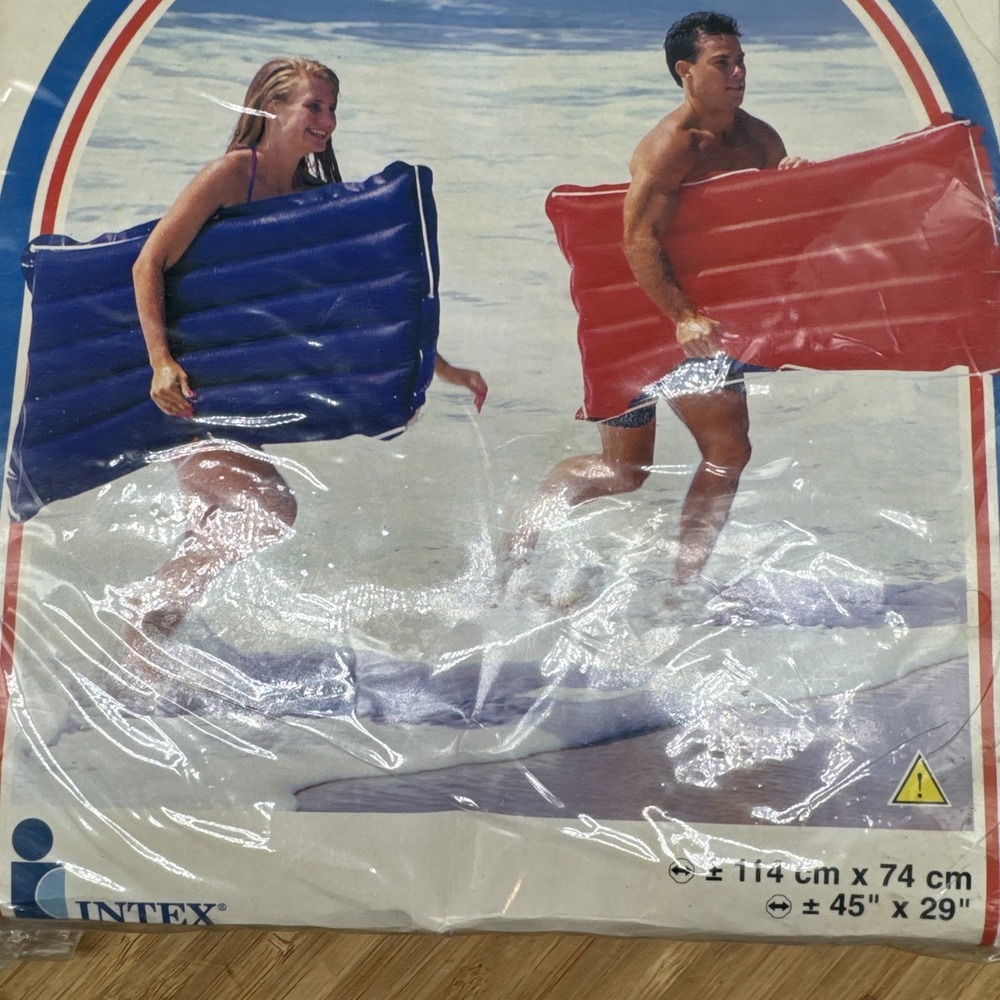 Vintage Intex The Wet Set Inflatable Raft Float Pool Surf Rider New - Picture 3 of 8